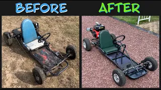 Junk vintage go kart gets a restoration!