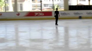 Brian Joubert practice. 4-3