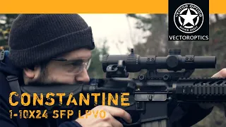 Vector Optics Constantine 1-10x24 SFP LPVO Review Shooting Test Budget High Value Performance