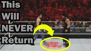 7 Things 2K Are NEVER Allowed To Bring Back To WWE Games