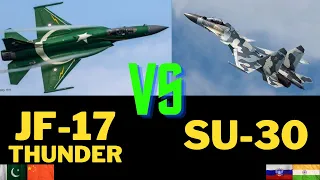 Jf-17 Thunder Vs Su-30 Comparison video