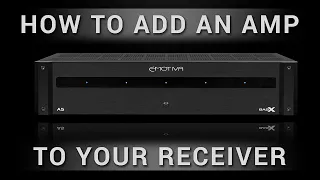 How to add an External Amplifier to your Home Theater Receiver!