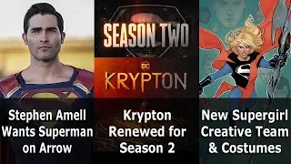 "Krypton" Renewed for Season 2 - Speeding Bulletin (May 16-22, 2018)