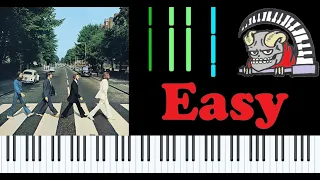 The Beatles - " Octopus's Garden " Piano Midi Synthesia Very Easy Beginner