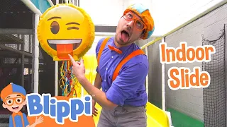 Blippi Visits an Indoor Playground (Live, Love, Play) | Blippi! | Kids Songs | Moonbug Kids