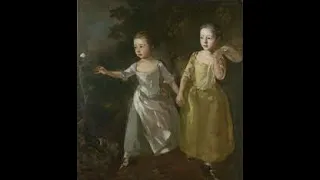 22 Gainsborough, The Painter's Daughters Chasing A Butterfly