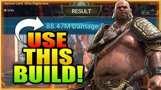 🔥DOUBLE YOUR DAMAGE!🔥 How To Build Fahrakin The Fat To Do Crazy Damage In Raid Shadow Legends