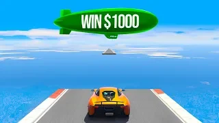 COMPLETE THIS IMPOSSIBLE RACE AND WIN $1000! (GTA 5 Funny Moments)