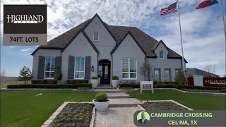 New Construction Home Dallas | Model Highland Homes 74 lots in Cambridge Crossing Celina, Tx