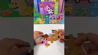 Wooden Montessori Panel Animal Puzzle For Children —— Montessori Puzzle Toy