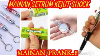 UNIQUE VISUAL SHOP - MAINAN PRANK.. MAINAN JAHIL SETRUM KEJUTAN SHOCK PART 2..