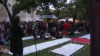 People gather in Lisbon to show solidarity with Palestinians on Nakba remembrance day