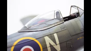 Airfix Hawker Typhoon MKIB in 1.24 scale FULL BUILD VIDEO