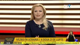 Invazia Ucrainei de către Rusia: Ediţie specială TVR1 – 25 februarie, ora 13:00