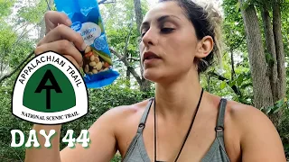 Day 44 | Full Day of Eating On Trail (No Stove) | Appalachian Trail Thru Hike 2021