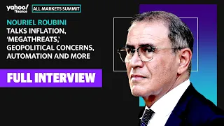 Nouriel Roubini talks economics, geopolitical concerns, automation, and more