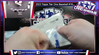 2023 Topps Tier One Baseball #19 - 12 Box Case Pick Your Team 2/18/24