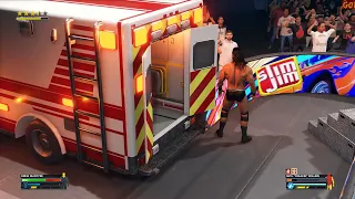 WWE2K24 AMBULANCE MATCH FOR THE WORLD HEAVYWEIGHT CHAMPIONSHIP