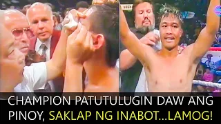 CHAMPION PATUTULUGIN DAW ANG PINOY, SAKLAP NG INABOT NALAMOG!