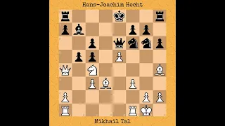 Mikhail Tal vs Hans-Joachim Hecht | Varna Olympiad Final-A, 1962