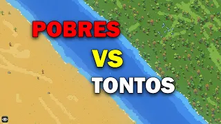 Isla de Pobres vs Isla de Tontos - WorldBox