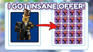 ⏰ I TRIED TO TRADE MY NEW CHIEF CLOCKMAN GODLY AND GOT INSANE OFFER! ⏰ [Roblox]