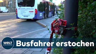 Busfahrer stirbt nach MESSERATTACKE: Tödliches Drama in Oberfranken