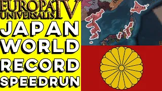 EU4 How To Form Japan In 2 Years - EU4 World Record Speedrun
