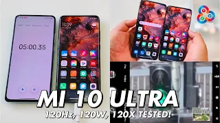 Mi 10 Ultra Initial Review - 120Hz, 120W Charge & 120X ZOOM TESTED!