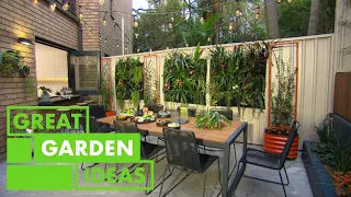 Renter-Friendly Courtyard Makeover | GARDEN | Great Home Ideas