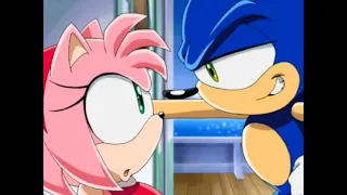 Sonic X Comparison: Sonic Tricks Amy... (Japanese VS English)