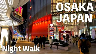 【4K】OSAKA , Umeda Night Walking tour 2022｜大阪梅田【ASMR】