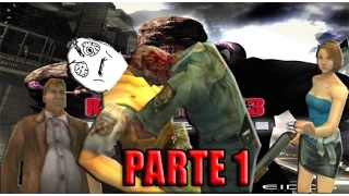 Resident Evil 3 (D.Loquendo)  (Parte 1) "El gordo cagon y Brad en apuros"