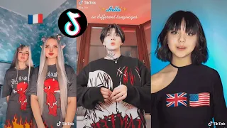 Hello in different languages Challenge Tiktok Compilation