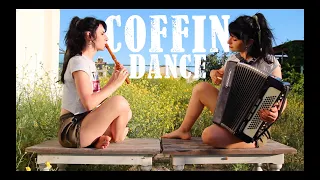 COFFIN DANCE (Astronomia) - accordion and flute. FOLK rock version