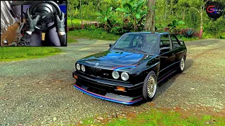 400+BHP BMW M3 E30 - Forza Horizon 5 Steering wheel gameplay