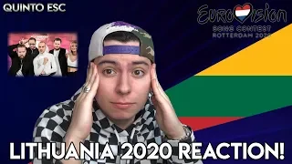 The Roop - On Fire Reaction - Eurovision 2020 (Lithuania) - Quinto ESC