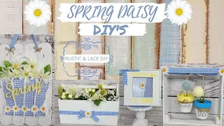 SPRING DAISY DIY'S/5 UNDER $5 CHALLENGE