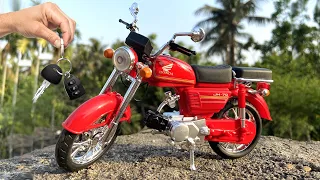 Unboxing of 1:12 Scale Model Honda Jialing JH70 Diecast Motorcycle | Miniature | Diecast Collection