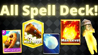Clash Royale 8 Spell Deck! - The Ultimate Spell Cycle Deck in Clash Royale with ONLY SPELLS!