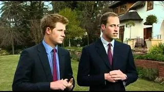 Prince William and Prince Harry interview on the 2010 World Cup