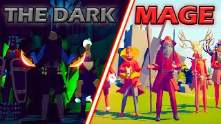 THE DARK TEAM vs WIZARD TEAM - Totally Accurate Battle Simulator | TABS