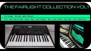 Fairlight Collection Vol1: Strings, Brass & Vocal for the Korg Modwave