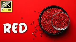 Red is Awesome | Collection in 8K ULTRA HD (60 FPS) | Satisfying Film With Calm Music