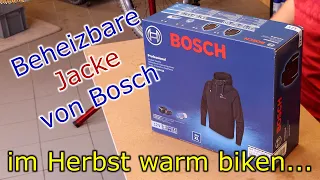 Beheizbare Jacke von Bosch // Endlich warm biken im Herbst und Winter...