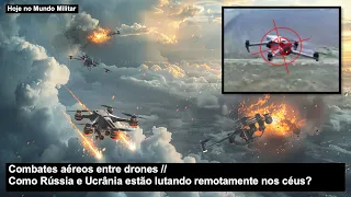 Combates aéreos entre drones – Como Rússia e Ucrânia estão lutando remotamente nos céus?