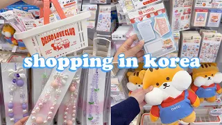 shopping in korea vlog 🇰🇷 beads accessory & stationery haul 🌷 daiso goods 다이소 신상