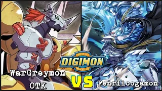 WarGreymon OTK VS Fenriloogamon (Bt16 Meta) | Digimon TCG
