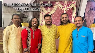 Pillangoviya Cheluva Krishnana | Flute Cover | Live Concert | Rakesh Sudhir and Team |