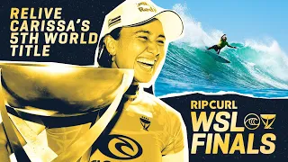 Relive Carissa Moore's 5th World Title At The Inaugural Rip Curl WSL Finals
